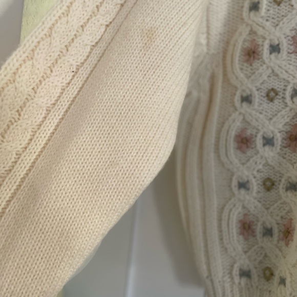 Vintage Liz Claiborne Wool Cardigan Sweater - Picture 4 of 6